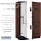 Salsbury Industries Wardrobe Locker, 45" W, 24" D, 76" H, (3) Wide, (6) Openings, Mahogany 27364MAH - alternate 8